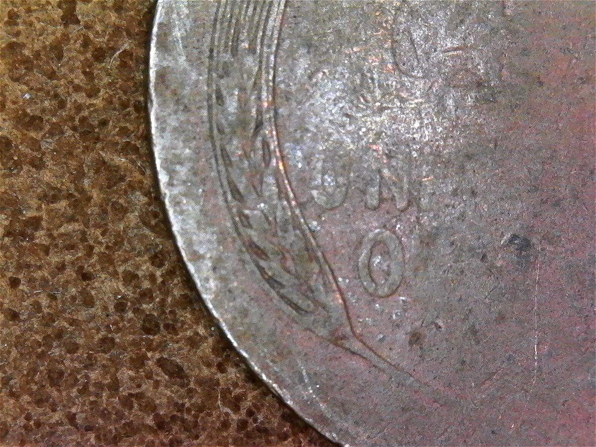 1951-D-Penny-Missing-L-In-Liberty-And-Light-Strike-On-Rear?