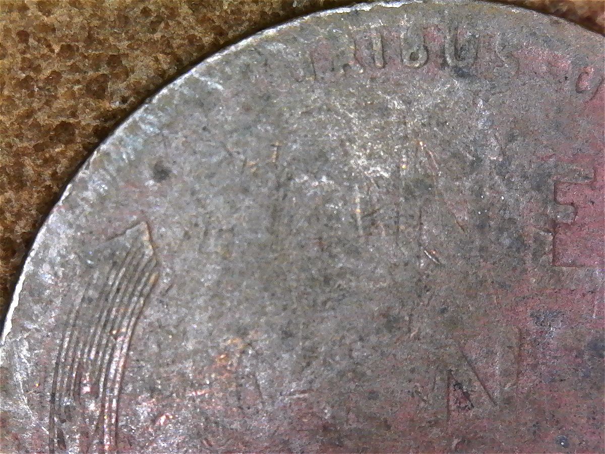 1951-D-Penny-Missing-L-In-Liberty-And-Light-Strike-On-Rear?
