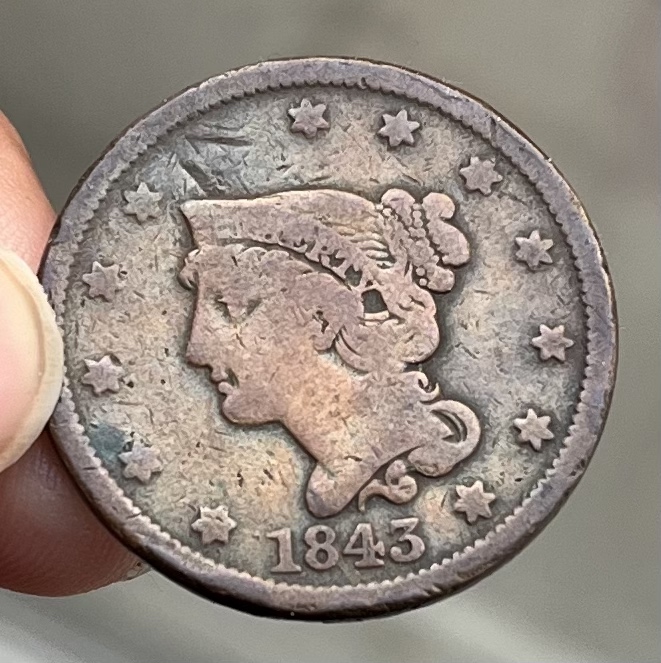 1843-Cent---Petite-Head-/-Large-Letters?