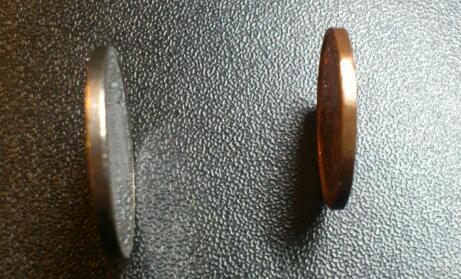 Dryer-Coins-Experiment.-1996-1c-&-1981-5c