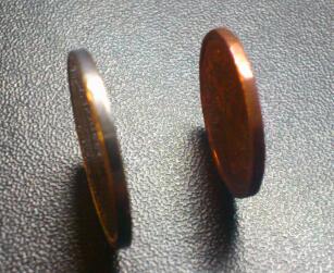 Dryer-Coins-Experiment.-1996-1c-&-1981-5c