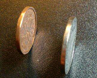 Dryer-Coins-Experiment.-1996-1c-&-1981-5c
