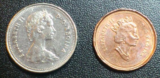 Dryer-Coins-Experiment.-1996-1c-&-1981-5c
