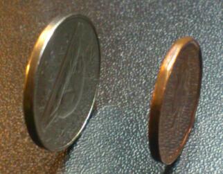 Dryer-Coins-Experiment.-1996-1c-&-1981-5c