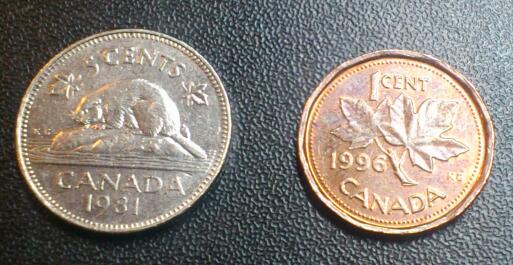 Dryer-Coins-Experiment.-1996-1c-&-1981-5c