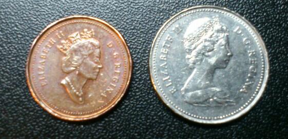 Dryer-Coins-Experiment.-1996-1c-&-1981-5c