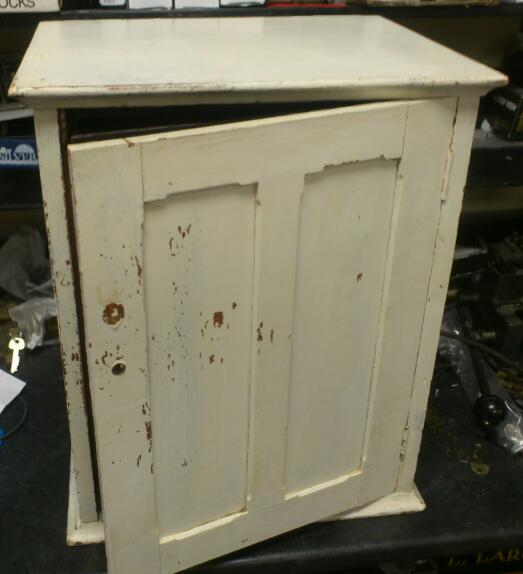 Antique-Oak-Cabinet-With-Steel-Safe-Concealed-Inside