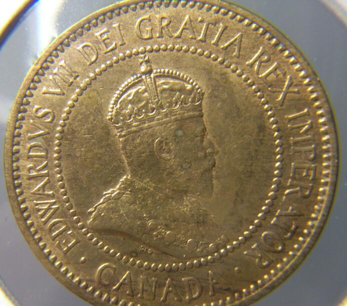 1909-Canada-Large-Cent-For-Grading