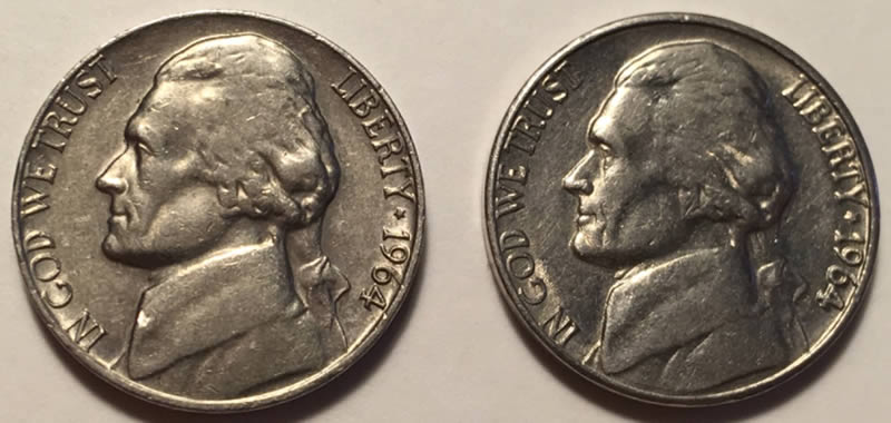 1964-P-&-1964-D-Jefferson-Nickels,-Grade?