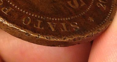 Papal-States-4-Soldi-1867-With-Rim-Damage