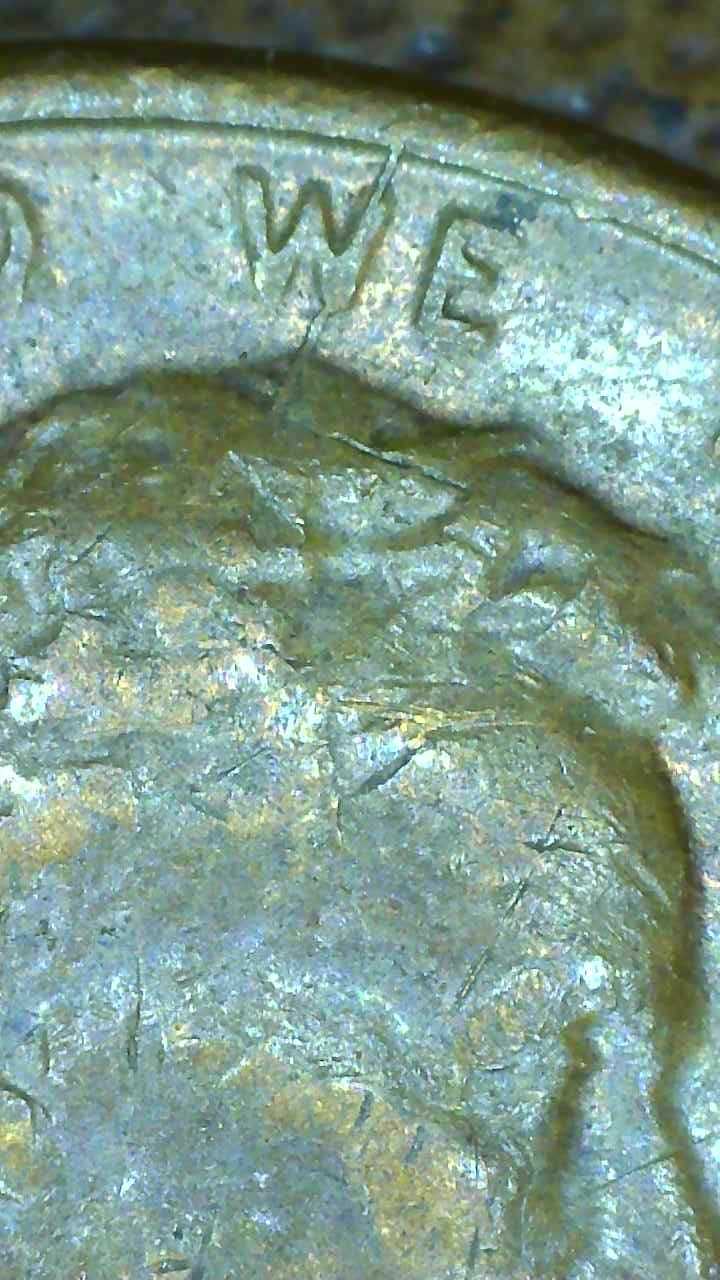 1969-D-Penny-W/-A-Line-Possibly-Struck-Through-The-