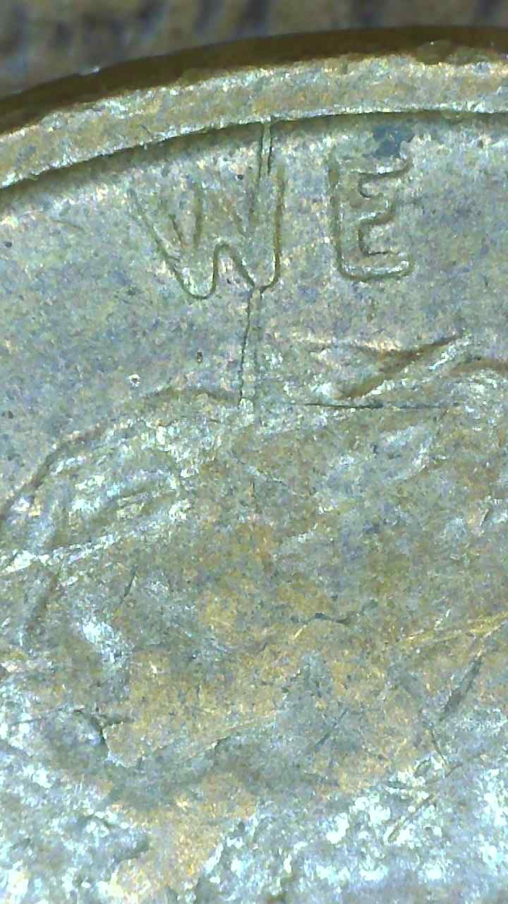 1969-D-Penny-W/-A-Line-Possibly-Struck-Through-The-