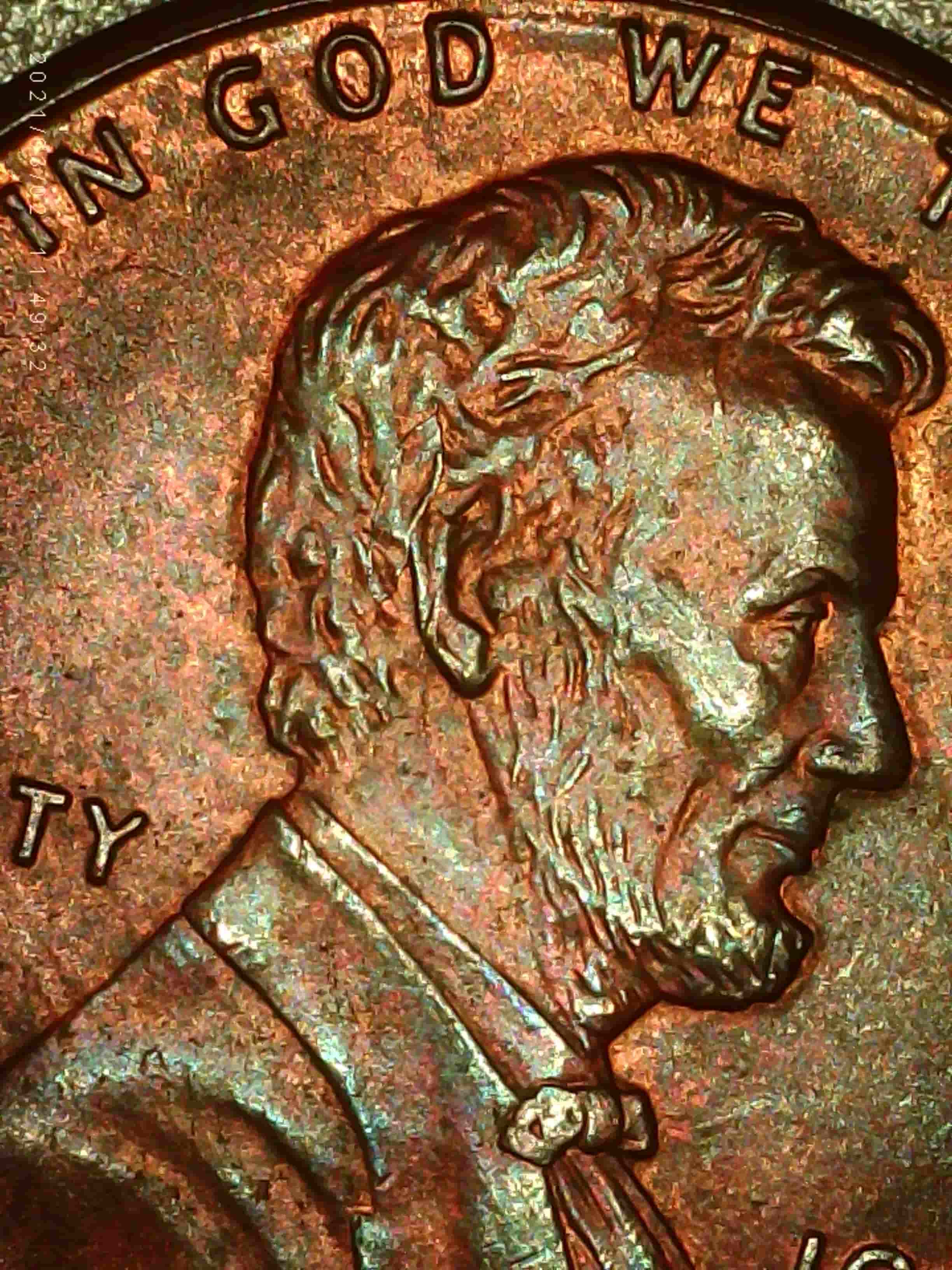 1995-P-Penny---Die-Cracks-Left-Of-Ear?