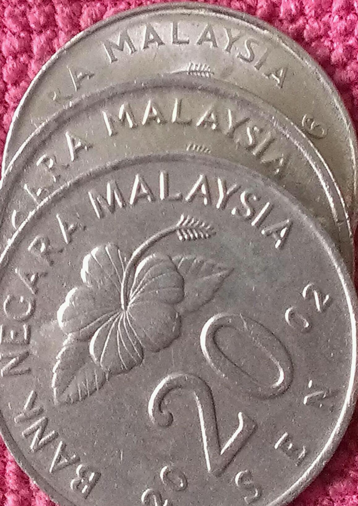 Malaysia-20-Sen:-Variety