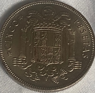 Spain-1949-5-Pesetas51-On-Star