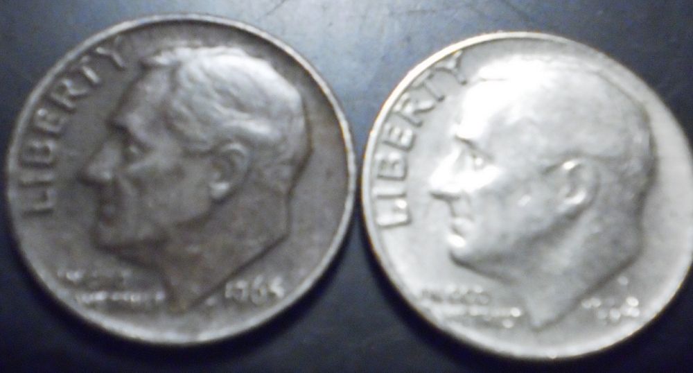 Bronze-1965-U.s-Error-Dime-Found