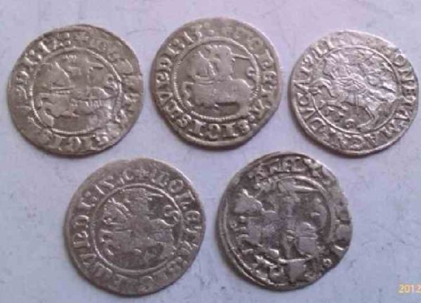 Unknown-Medieval-Silver-Coins-Good-Condition-|-Lithuania