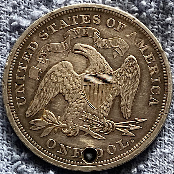 1872-Seated-Liberty-Dollar-Punched-Hole