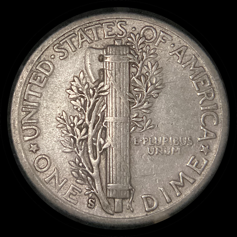 1942-S-Mercury-Dime-For-Grading.