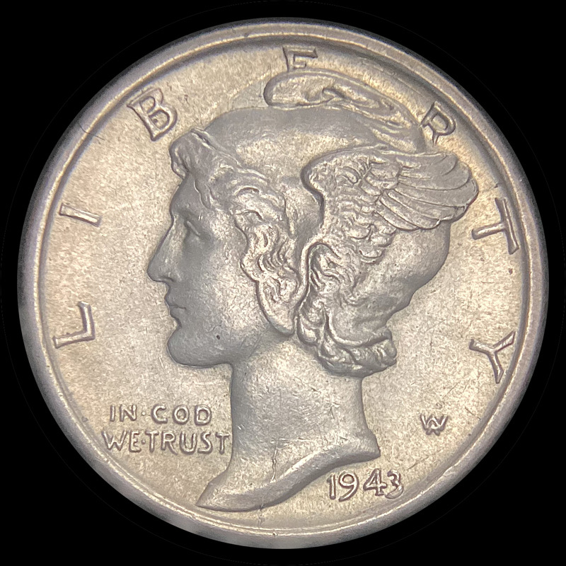 1943-S/S-Mercury-Dime-FS-501-For-Grading.