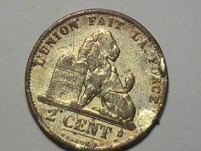 2-Cent-Coin-|-Belgium-1876