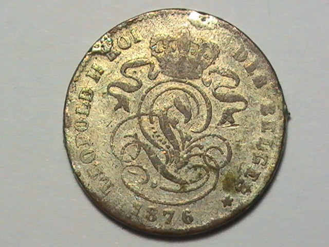 2-Cent-Coin-|-Belgium-1876