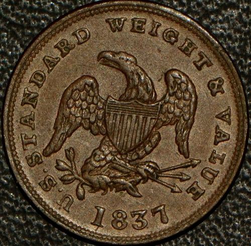 1837-Half-Cent-Token
