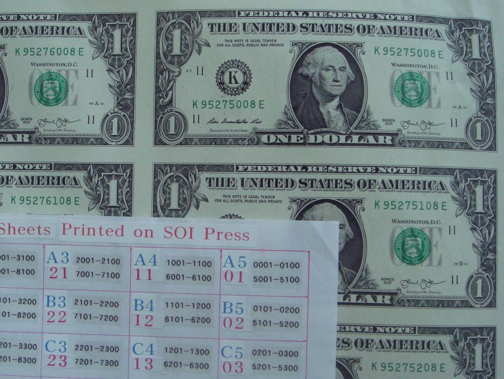 2013-$1-Notes---*-Plate-Position-Is-In-The-Assigned-Serial-Number-*