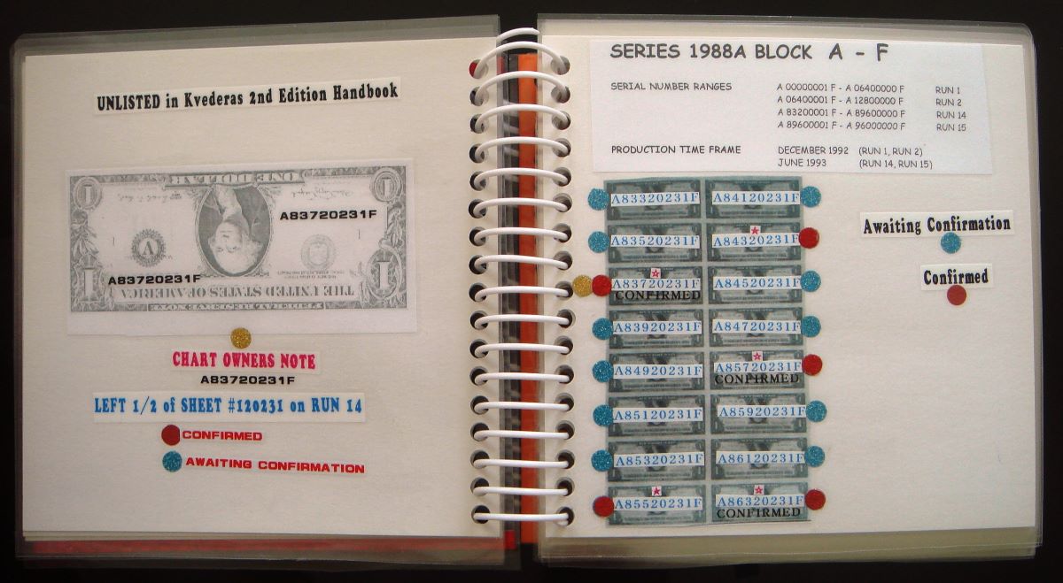 *web-Press-Census-On-Inverted-Overprint-Errors-+++-1988A-1995-$1-Errors*