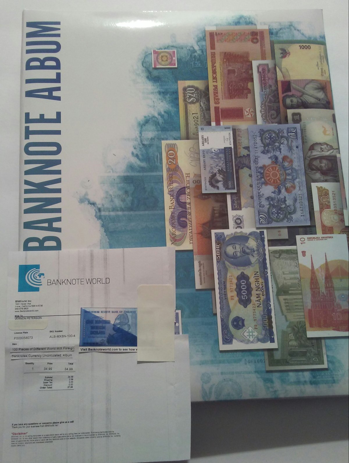 New--~-*100-Banknotes-&-Album-+-27-Errors-+-4-Banknote-Ablums*