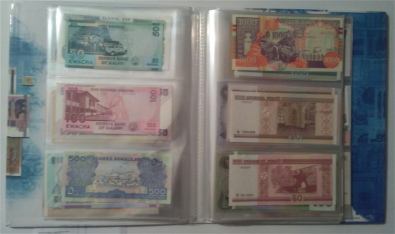 New--~-*100-Banknotes-&-Album-+-27-Errors-+-4-Banknote-Ablums*