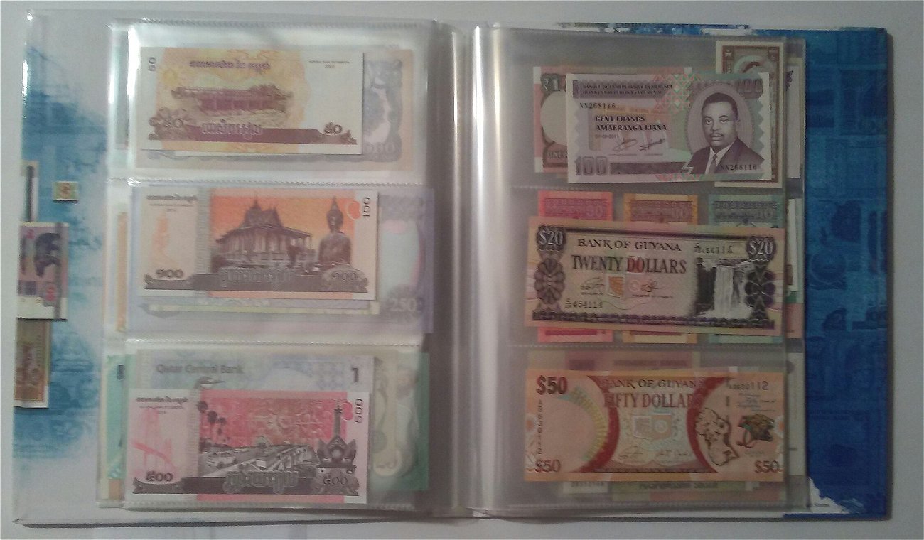 New--~-*100-Banknotes-&-Album-+-27-Errors-+-4-Banknote-Ablums*