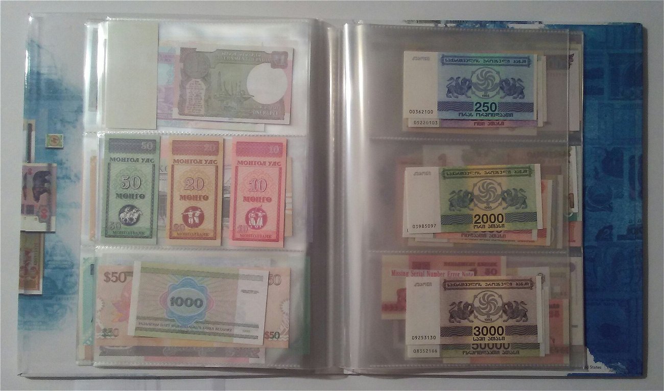 New--~-*100-Banknotes-&-Album-+-27-Errors-+-4-Banknote-Ablums*