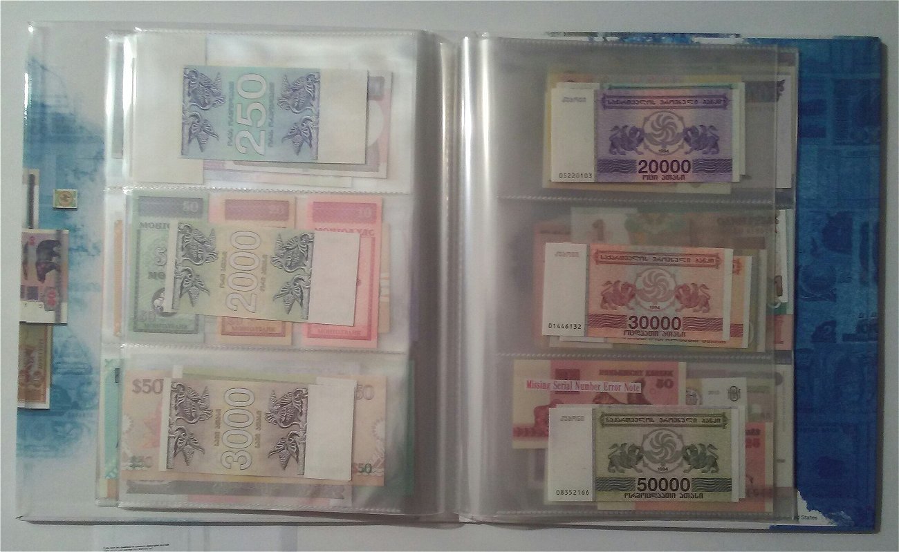New--~-*100-Banknotes-&-Album-+-27-Errors-+-4-Banknote-Ablums*