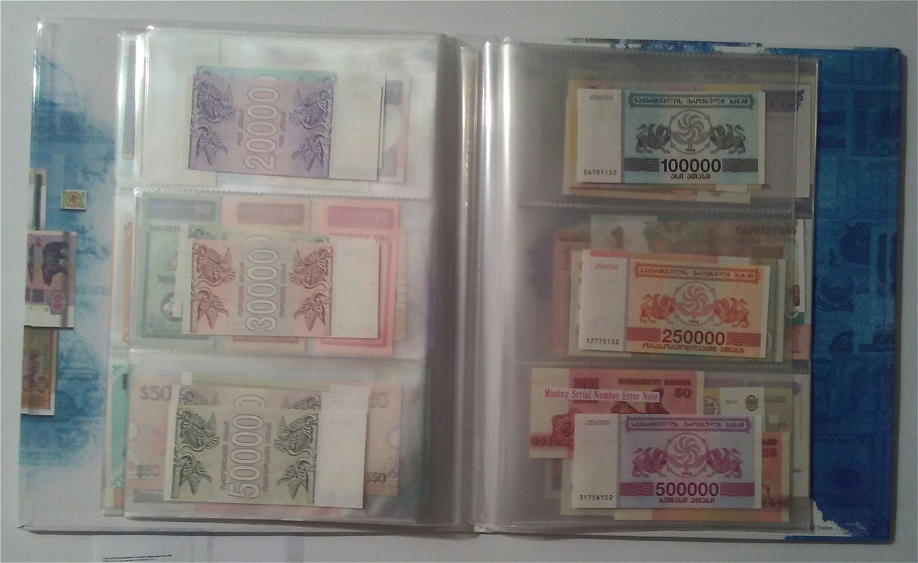 New--~-*100-Banknotes-&-Album-+-27-Errors-+-4-Banknote-Ablums*