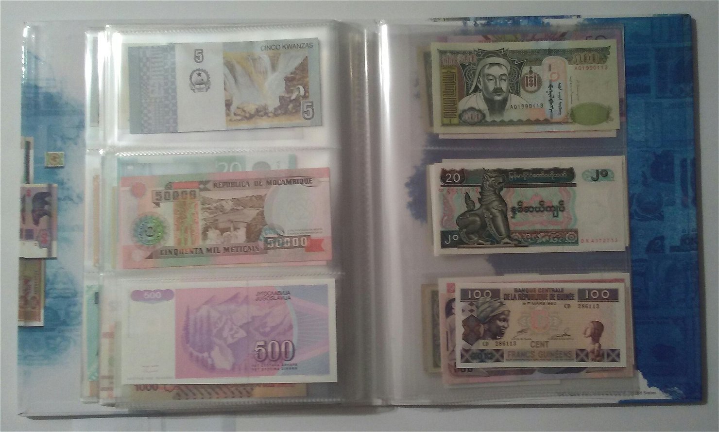 New--~-*100-Banknotes-&-Album-+-27-Errors-+-4-Banknote-Ablums*