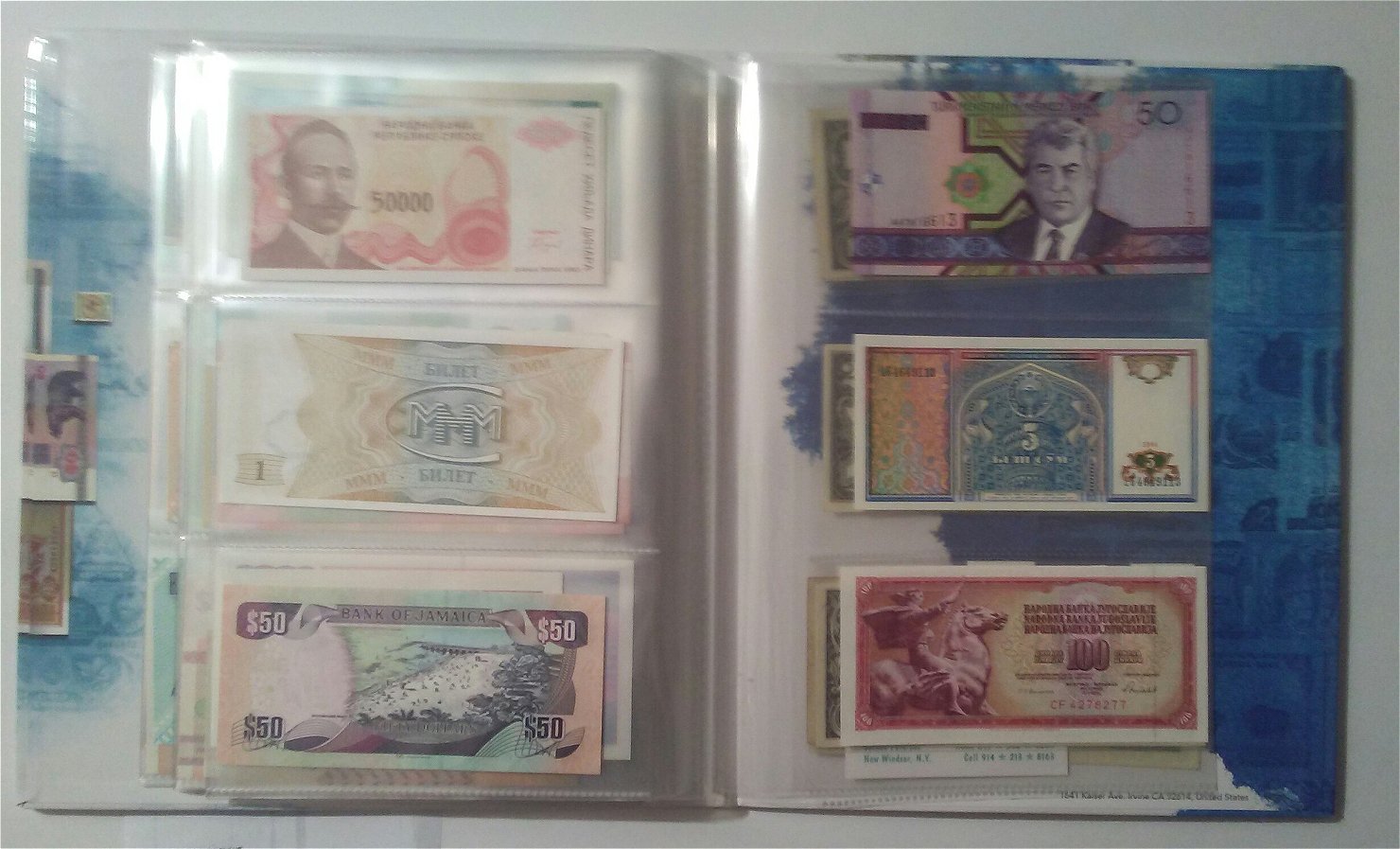 New--~-*100-Banknotes-&-Album-+-27-Errors-+-4-Banknote-Ablums*
