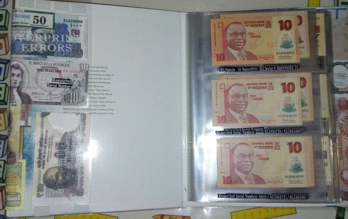 New--~-*100-Banknotes-&-Album-+-27-Errors-+-4-Banknote-Ablums*