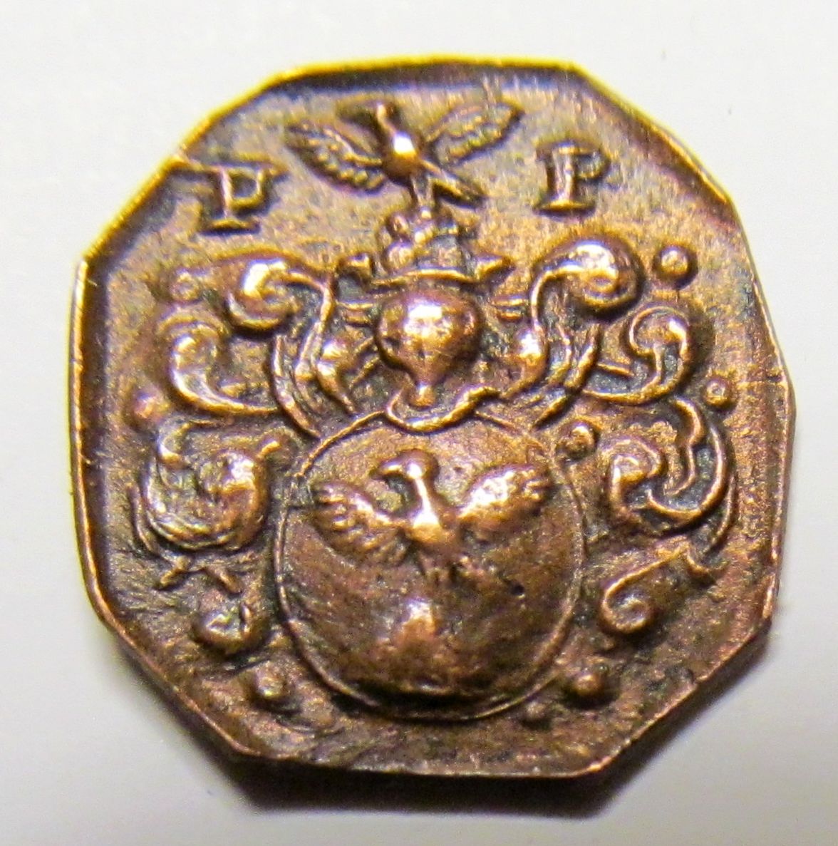 Octagonal-Uniface-Very-Small-Copper---German-States?