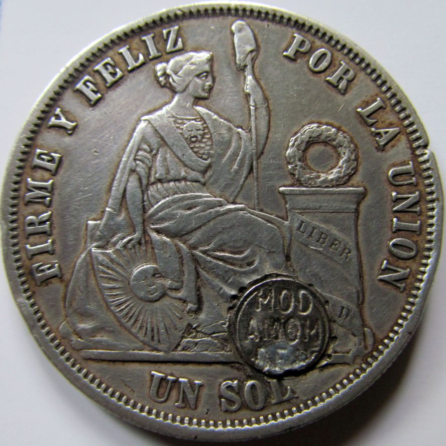 1865-Peru-Un-Sol-With-Unusual-Alteration