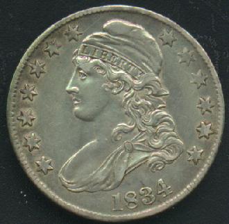 1834-Bust-Half