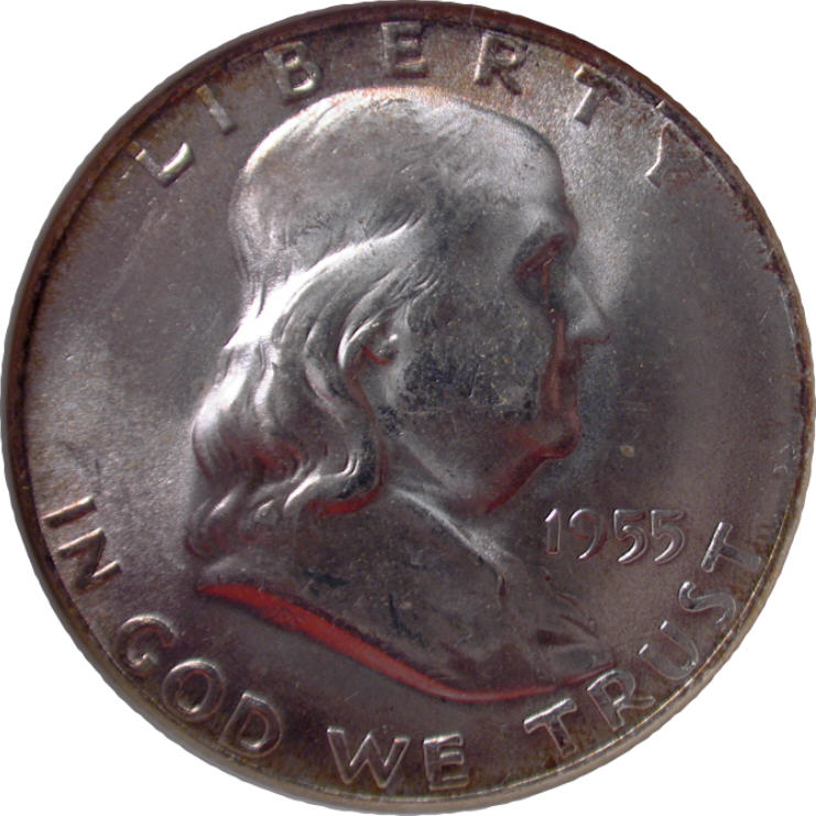 Please-Grade-This-1955-Half-Dollar,-With-Something-Extra
