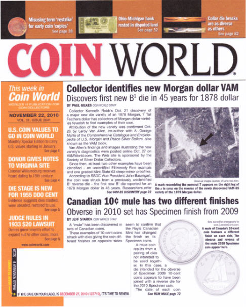 1878-P-Morgan-Dollar-VAM-85-New-Discovery!-New-B1-Reverse!