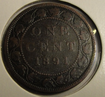 Canada-Large-Cents-1891-Three---Opinions-Please