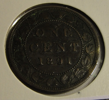Canada-Large-Cents-1891-Three---Opinions-Please
