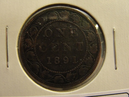 Canada-Large-Cents-1891-Six