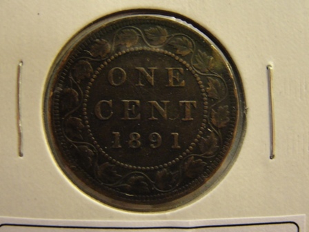 Canada-Large-Cents-1891-Six