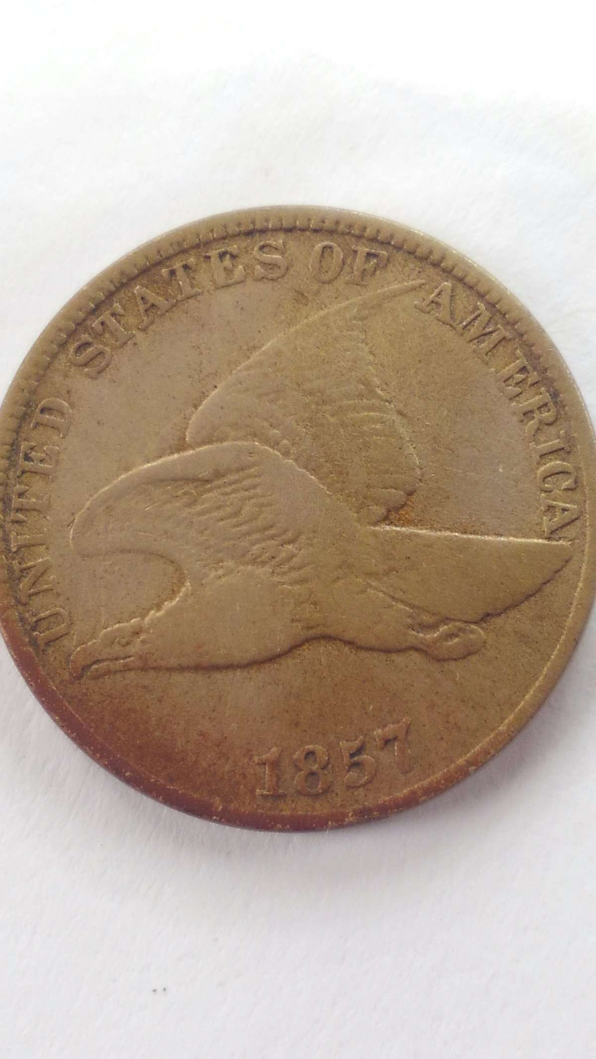1857-Flying-Eagle,-Variety-Or-Just-Chips?