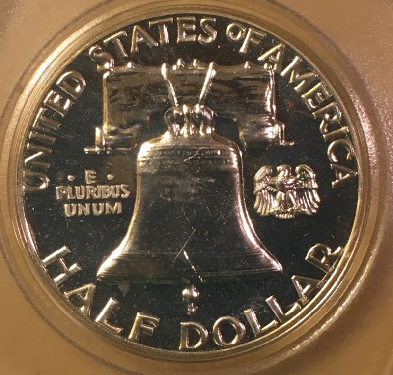 1957-Proof-Franklin-Half-Dollar-Tdr-Find!