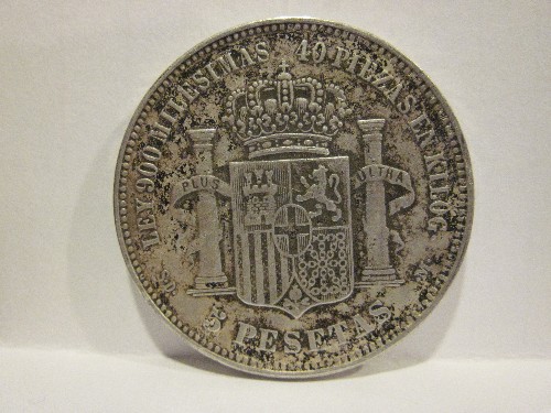 1871-5-Pesetas-Coin-Found
